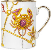 Red Porcelain Mug - Portofino - Baci Milano